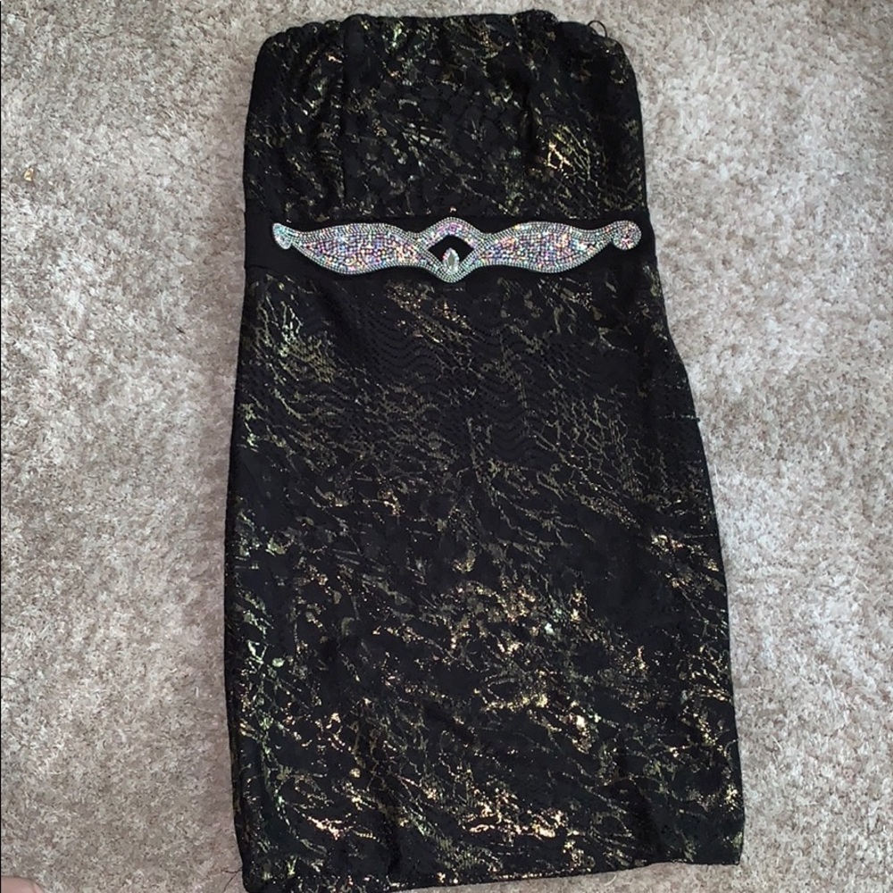 Strapless party dress
